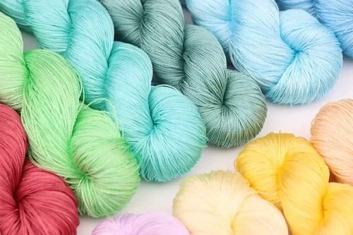 16silk tight twisted water ripple mulberry silk,hand-dyed embroidery silk thread - Picture 8 of 32