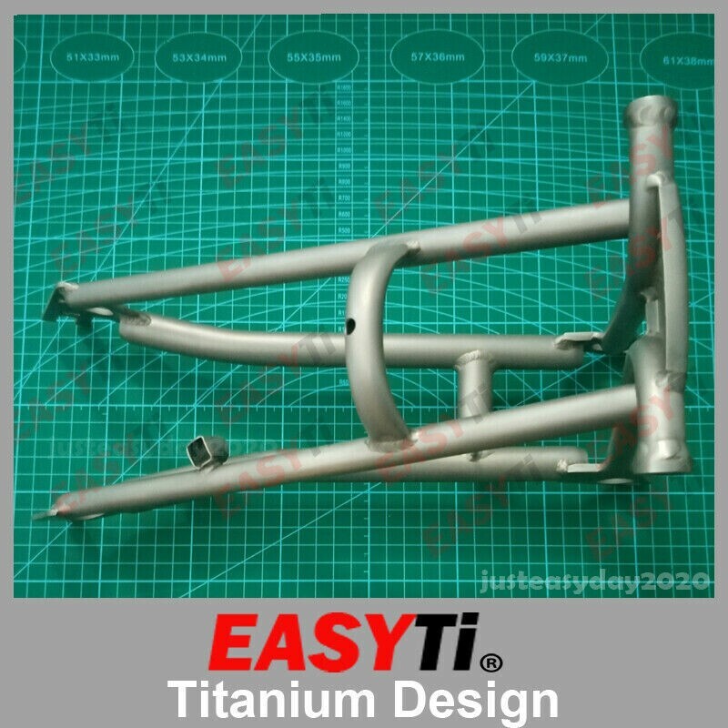 EasyTi/Titanium Rear Frame and Front Fork (Original Matte )for