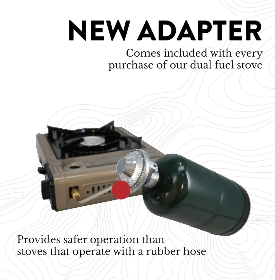 Gas One GS3400P Propane or Butane Stove Dual Fuel Stove Portable