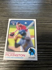 2022 Topps Heritage High Number Konnor Pilkington RC #633 Cleveland Guardians