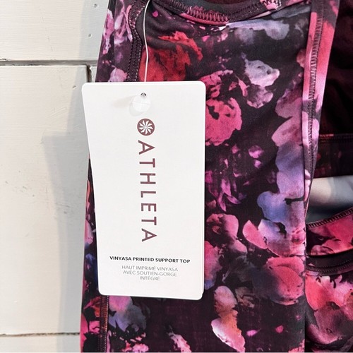 Athleta Vinyasa Printed Support Top. Size Small. New With Tags. - Picture 6 of 11