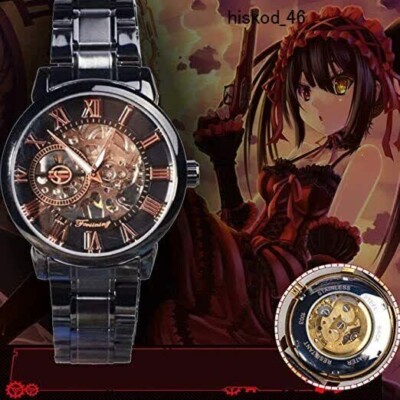 Date A Live Tokizaki Kyozo Mechanical Men's Wrist Watch TYPE3 Billion Rise Anime
