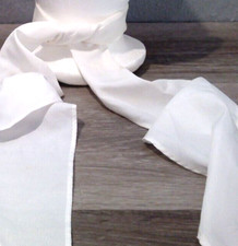 M  F Western Products Western Stile Cowboy Neckerchief Square/Line Dance White