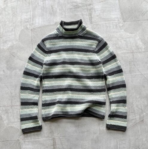 02s Gap Striped Heavy Knit Rib Sweater Like Marni… - image 1