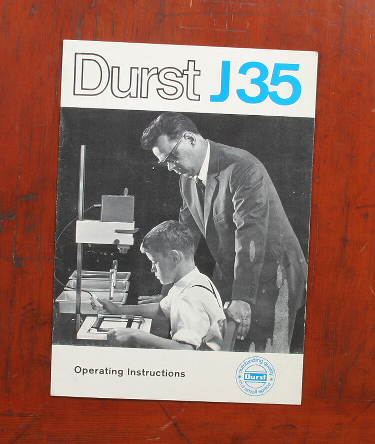 イギリス英語 DURST J35 INSTRUCTION BOOK/148248 | eBay