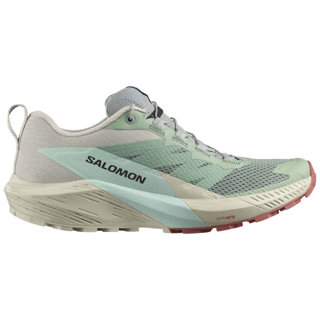 Salomon Sense Ride 5 Scarpe da Trail Running Donna Pad Giglio Giorno di Pioggia Sbiancato Aq