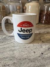 Tasse à Café Mug Jeep - Logo Officiel - Céramique Blanche 11 Oz - Parfaite Pour Cadeau - Neuf