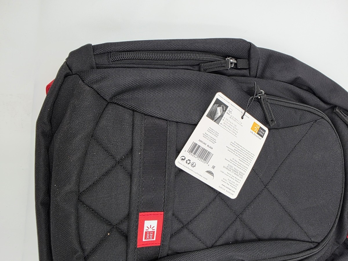 Case Logic 14" Laptop Backpack DLBP-114 Black Travel School Bag NEW | eBay Case Logic 14" Laptop Backpack DLBP-114 Black Travel School Bag NEW | eBay