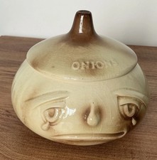 Vintage Sylvac Number 516 Crying Onion With Lid kitsch