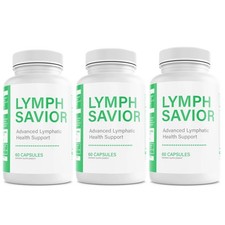3pack Lymph Savior Advanced Lymphatic Health Support Dietary Supplement 60 Caps