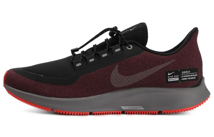 新品❗️NikeAir Zoom Pegasus 35 'Gridiron' Nike Air Zoom Pegasus 35 Gridiron Storm Gray Pink Running Sneaker