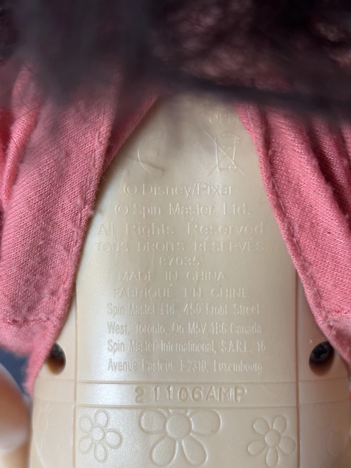 Figura Muñeca Disney Pixar SpinMasters Monsters Inc Talking Babblin Boo 11”. FUNCIONA Foto 4 de 4