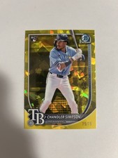 2025 Bowman Chrome Sapphire #18 Chandler Simpson Yellow Book End 75/75 RC