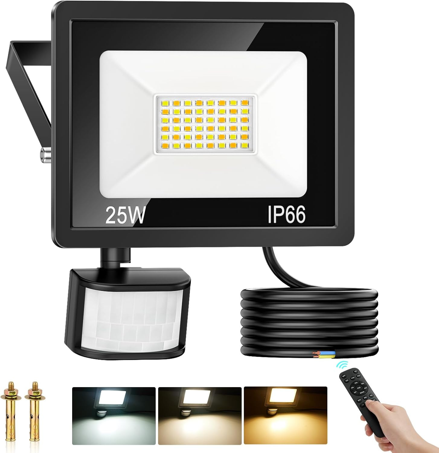 Projecteur LED 25W extérieur réglable pour résoudre le manque de clarté