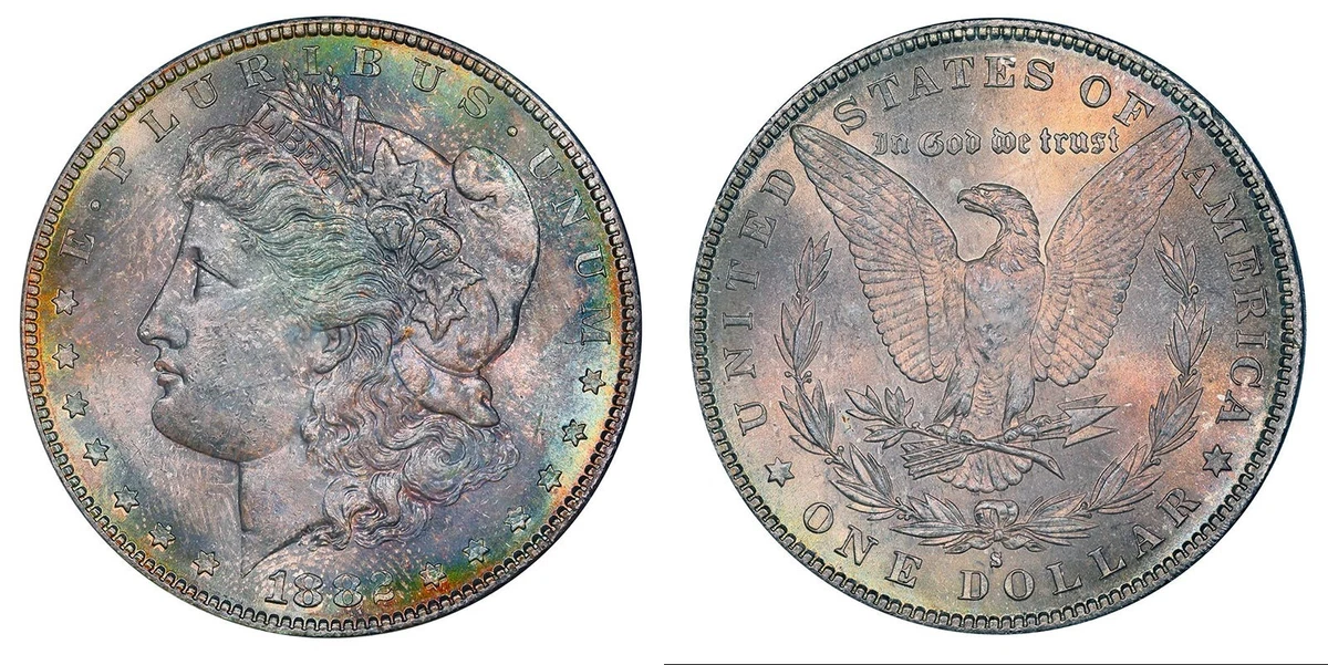 NGC MS63 MORGAN DOLLAR モルガンダラー 1882年 鑑定品 MS 63 Graded 1882 Year Morgan US Dollars (1878-1921) for sale | eBay