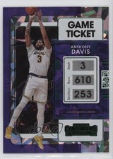 2021-22 Panini Contenders Game Ticket Green Ice Anthony Davis #72 1l5j