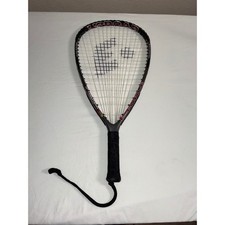 E-Force Uproar Racquetball Racquet 22 In LongString Tri-Tear Graphite Black Red
