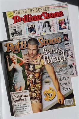 1999 ROLLING STONE MAGAZINE Bundle BRAD PITT Cover 824 - SPECIAL PHOTO ISSUE 828