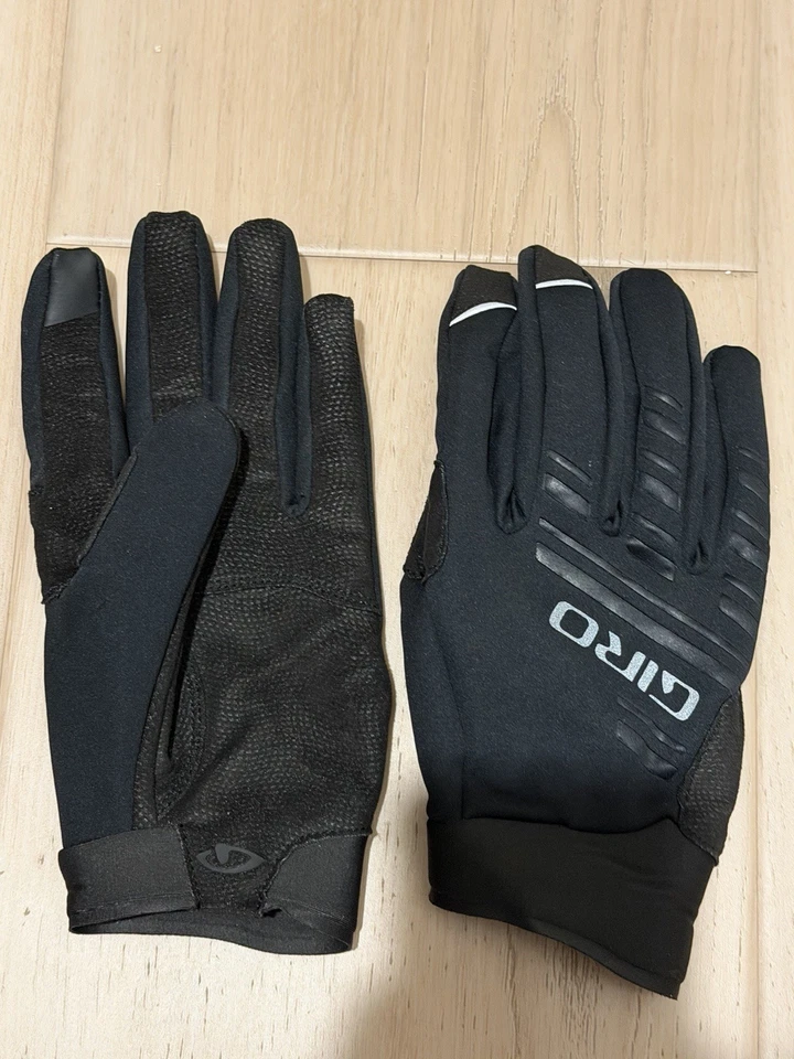 Guantes de ciclismo de carretera de invierno Giro Cascade talla negros medianos nuevos Foto 2 de 4