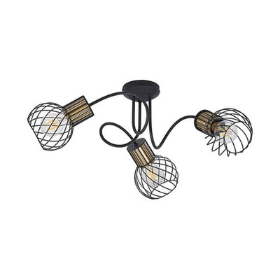 Lindby Cornel Deckenlampe Deckenlampe Deckenlicht Flurleuchte E27 Käfige 3-flg