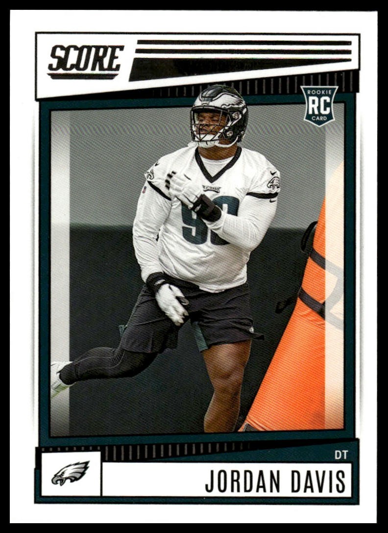 2022 Score Jordan Davis #357 🔥 Rookie Philadelphia Eagles