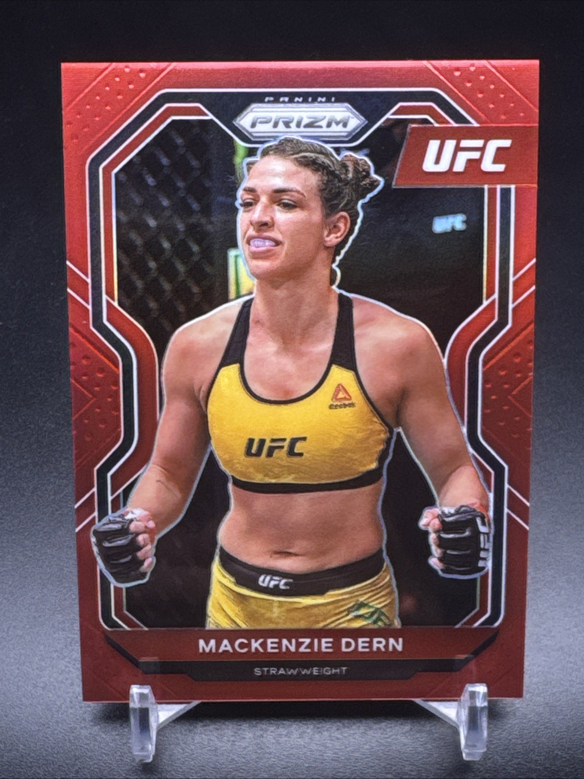 2021 Panini Prizm UFC Prizms Red #76 Mackenzie Dern /275