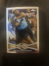 2012 Topps Chrome Rookie Card #57 Michael Brockers St. Louis Rams. rookie card picture