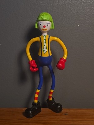 VINTAGE KID GALAXY BENDOS TOOTS CLOWN ACTION FIGURE