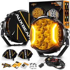 Auxbeam V-ultra 3579 Inch Led Side Shooter Amberwhite Driving Light Pods Auxbeam V-ultra 3579 Inch Led Side Shooter Amberwhite Driving Light Pods