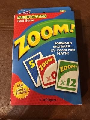 Zoom! Multiplication Card Game, Use Addition Skills, Build Multiplication S...