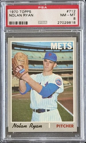 1970 Topps - High # Nolan Ryan #712 PSA 8