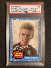 2023 TOPPS STAR WARS LIVING SET ANAKIN SKYWALKER HAYDEN CHRISTENSEN SIGNED CARD