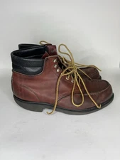 red wing boots Moc Toe Men Size 10E Brown Leather Made In USA 