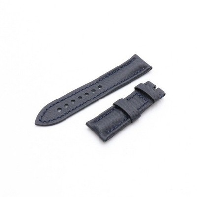 BLANCPAIN Kalbsleder Armband mit Nähten navy 20MM 152760809 [U]