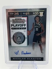 Panini 2019-20 Contenders Playoff Ticket Nicolas Claxton Rookie Auto #148 88/99