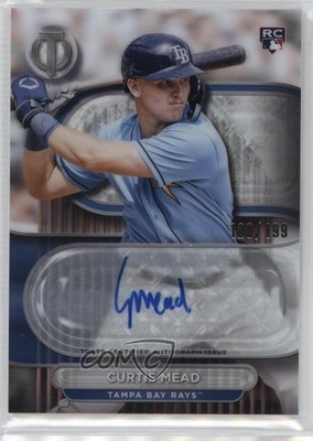 2024 Topps Tribute 129/199 Curtis Mead #TA-CUR Rookie Auto RC 8q5