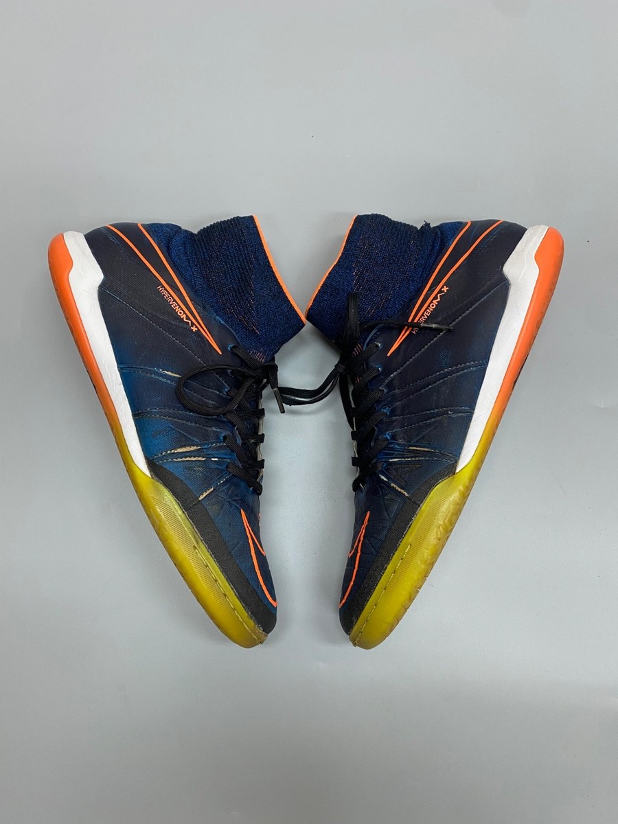 Nike HypervenomX Proximo IC Elite Blue Indoor Soccer Futsal US11