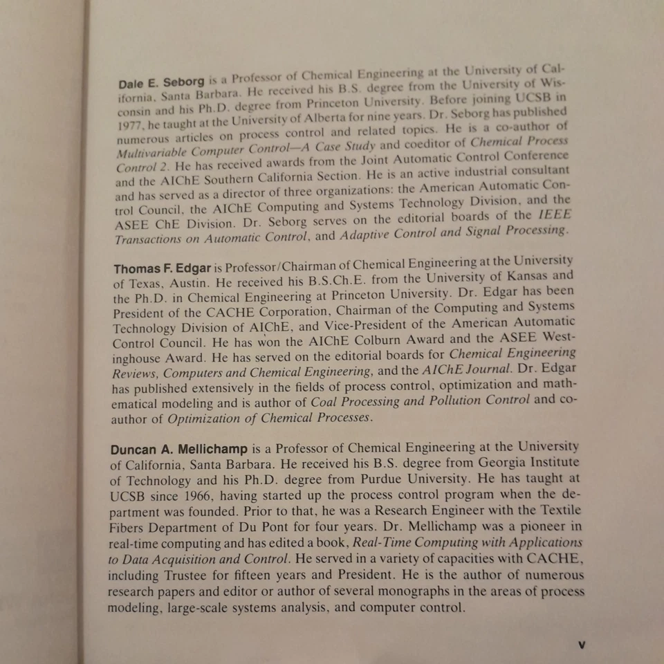 Process Dynamics and Control by D. E. Seborg, D. A. Mellichamp,T.F. Edgar (1ste) - Image 3 of 3