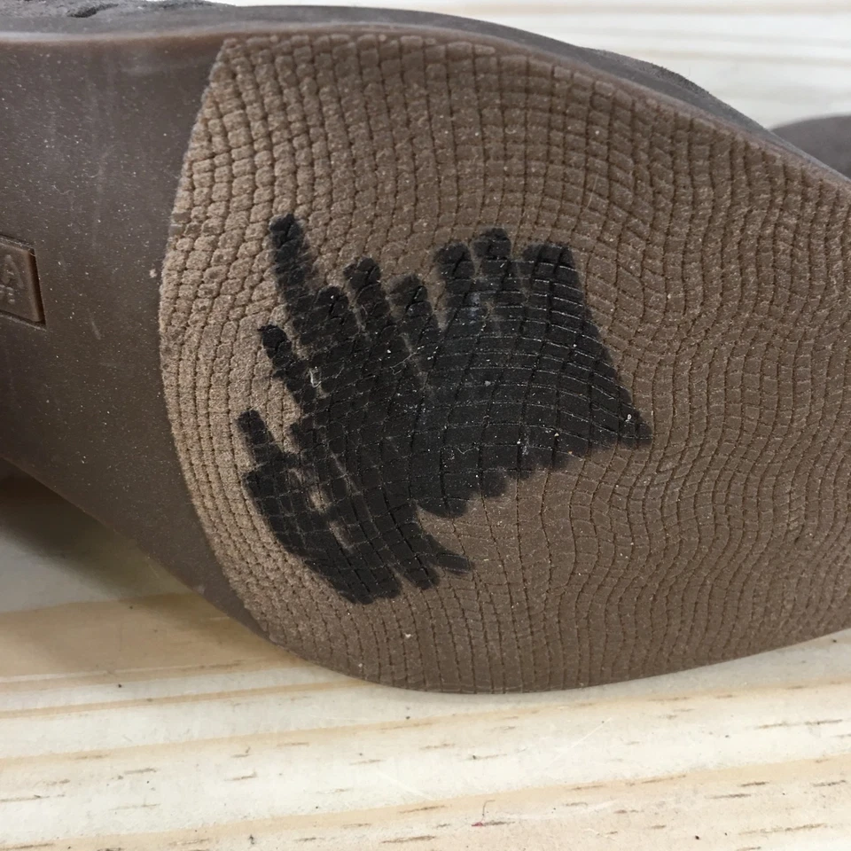 Sonoma Boots Womens 8.5 M Casting Ankle Bootie Brown Cut-Out Casual Block Heels - Image 4 of 4