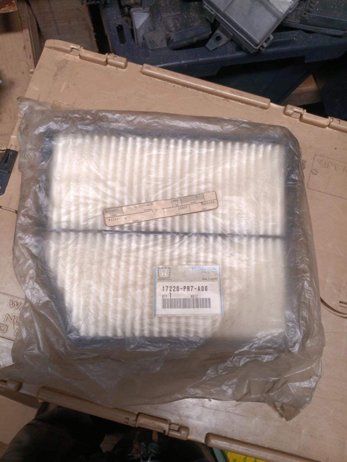 17220-PR7-A00 For Acura NSX Engine Air Filter Factory Blue Label  New NOS GB