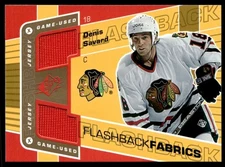 2007-08 SPx Flashback Fabrics Denis Savard Chicago Blackhawks #106