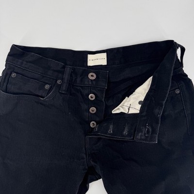 SIMON MILLER Black Macon 29 x 34 Jeans Button Fly Japanese Denim Made in USA