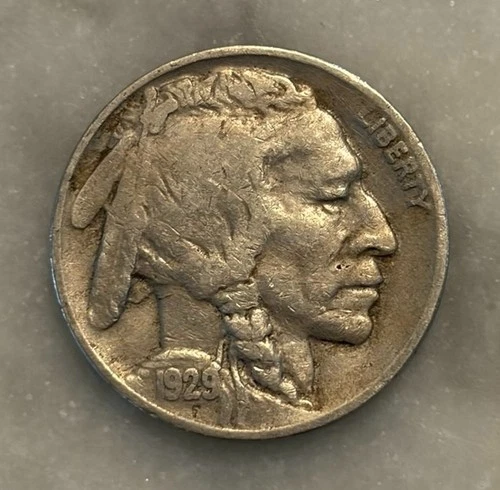 1929-D Buffalo Nickel - VF - Very Fine