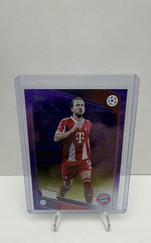 2025-26 Topps Uefa Club Competitions - Harry Kane #182 Purple Foil /250