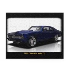 Splendido puzzle Chevrolet Nova Muscle Car Temp 1970 (120 pezzi) - leggendario