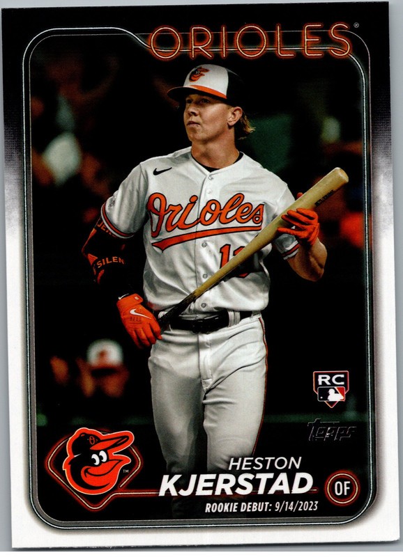 #US86 Heston Kjerstad, Baltimore Orioles - Rookie Debut 2024 Topps Update