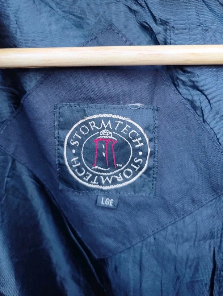 Stormtech Mens Jacket Large Black Syntech Canada Coat Nylon  - Image 4 of 4