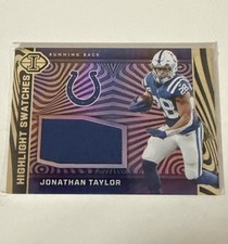 Panini Illusions Highlight Swatches Jonathan Taylor #HS-JT Indianapolis Colts