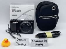 Olympus SH-25MR Black Camera MINT/Note: Battery Door Missing Japan 838
