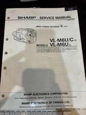 ORIG. SHARP VL-M6U VL-M6U/C VL-M6C VLM6U Service Manual *ORIGINAL*